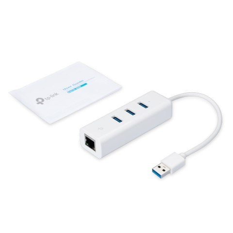 TP-Link UE330 stacja dokująca Przewodowa USB 3.2 Gen 1 (3.1 Gen 1) Type-A Biały TP-LINK