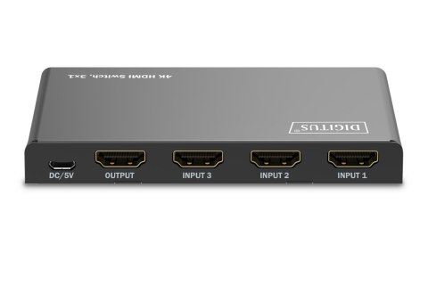 Digitus Przełącznik 4K HDMI, 3 x 1 DIGITUS