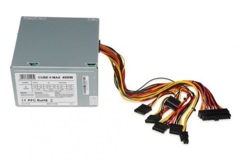 IBox CUBE II moduł zasilaczy 400 W 20+4 pin ATX ATX Srebrny IBOX