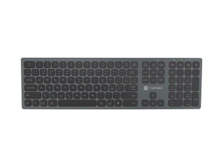 Klawiatura NATEC Dolphin CZ/SK bezprzewodowa Bluetooth + 2.4GHz X-Scissors Aluminium Slim NATEC