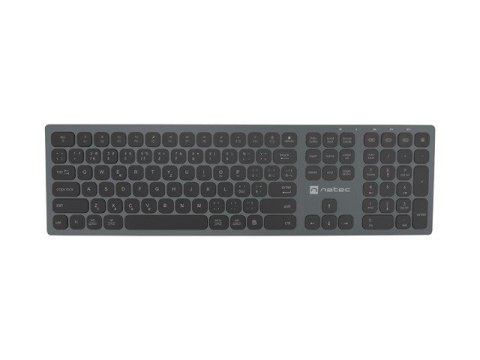 Klawiatura NATEC Dolphin CZ/SK bezprzewodowa Bluetooth + 2.4GHz X-Scissors Aluminium Slim NATEC