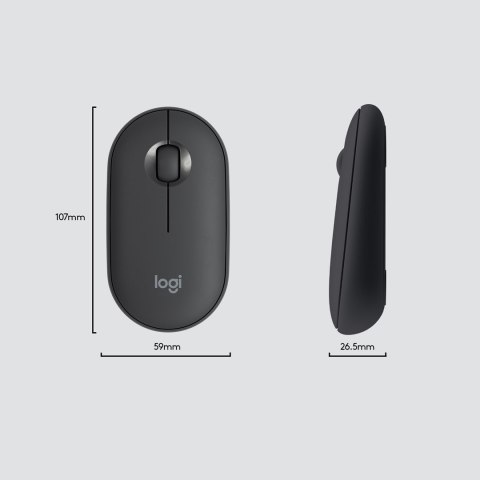 Logitech MK470 klawiatura Dołączona myszka RF Wireless QWERTY Amerykański międzynarodowy Grafitowy Logitech