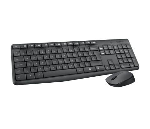 MK235 WIRELESS KEYBOARD / MOUSE/COMBO GREY-DEU-2.4GHZ-CENTRAL Logitech