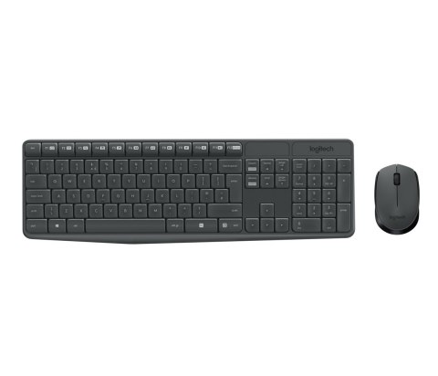 MK235 WIRELESS KEYBOARD / MOUSE/COMBO GREY-DEU-2.4GHZ-CENTRAL Logitech