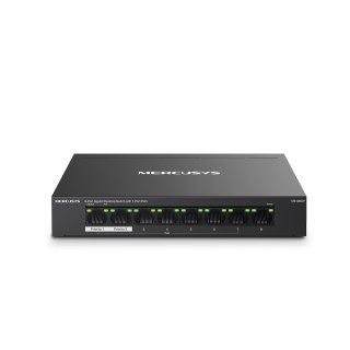 Mercusys MS108GP łącza sieciowe Zarządzany Gigabit Ethernet (10/100/1000) Obsługa PoE Czarny MERCUSYS