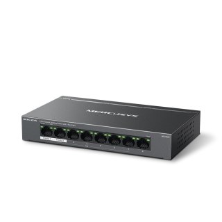 Mercusys MS108GP łącza sieciowe Zarządzany Gigabit Ethernet (10/100/1000) Obsługa PoE Czarny MERCUSYS