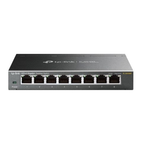 Przełącznik sieciowy TP-Link Omada TL-SG108S, Czarny, Nie zarządzany, Gigabit Ethernet (10/100/1000) TP-LINK
