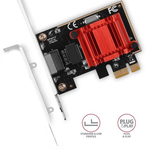 Axagon PCEE-GIX karta sieciowa Wewnętrzny Ethernet 1000 Mbit/s AXAGON
