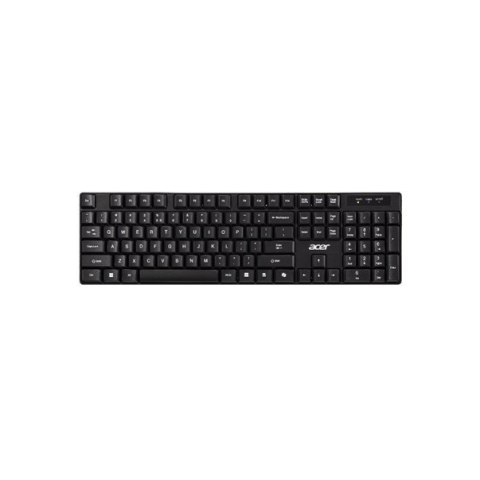 Acer GP.ACC11.03M klawiatura Dołączona myszka Dom/Biuro RF Wireless Czarny, Szary Acer