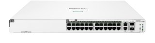 Aruba Instant On 1960 24G 20p Class4 4p Class6 PoE 2XGT 2SFP+ 370W Zarządzany L2+ Gigabit Ethernet (10/100/1000) Obsługa PoE 1U  Hewlett-Packard