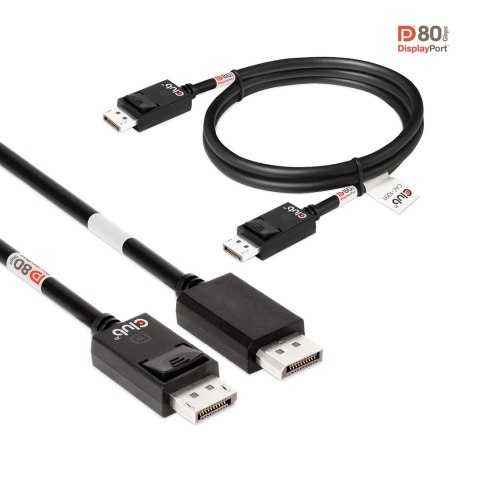 CLUB3D CAC-1091 kabel DisplayPort 1,2 m Czarny Club 3D