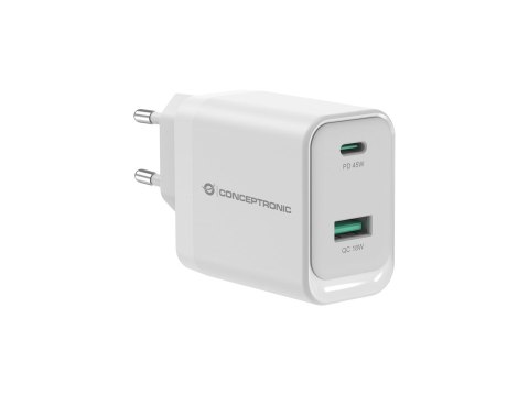 CONCEPTRONIC LadegerĂ¤t 2Port GaN USB-C/-A 45WPD3.0/PPS ws No name