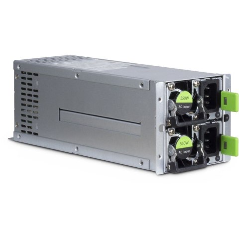 Inter-Tech Aspower R2A-DV0550-N moduł zasilaczy 550 W 20+4 pin ATX Stal nierdzewna Inter-Tech