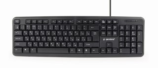 Klawiatura GEMBIRD KB-U-103-RU (USB 2.0; (US); kolor czarny) GEMBIRD