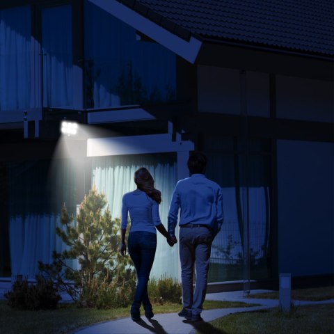 Lampa solarna 120 led ogrodowa uliczna z czujnikiem ruchu zmierzchu ip67 -e865 RTO