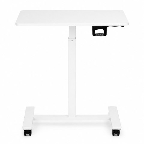 Mobilne biurko 70x48 cm stolik pod laptopa regulacja wysokości 71,5-112 cm białe ModernHome ModernHome