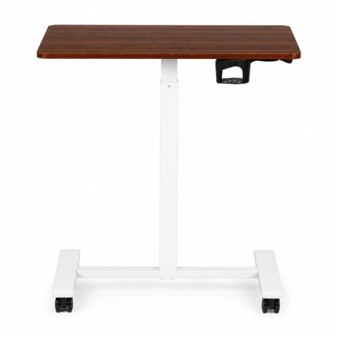 Mobilne biurko 70x48 cm stolik pod laptopa regulacja wysokości 71,5-112 cm brązowy blat ModernHome ModernHome