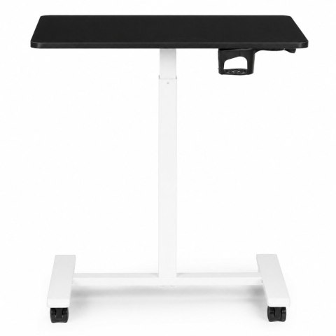 Mobilne biurko 70x48 cm stolik pod laptopa regulacja wysokości 71,5-112 cm czarny blat ModernHome ModernHome