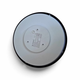Plafon V-TAC 24W LED Okrągły 30cm Natynkowy IP44 Czarny VT-8624B 4000K 2500lm