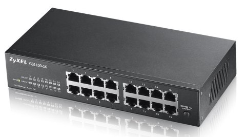 Switch Zyxel GS1100-16E-EU0101F 16p Unmanaged, Fanless, Slim ZyXEL