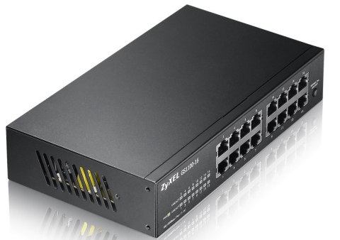 Switch Zyxel GS1100-16E-EU0101F 16p Unmanaged, Fanless, Slim ZyXEL