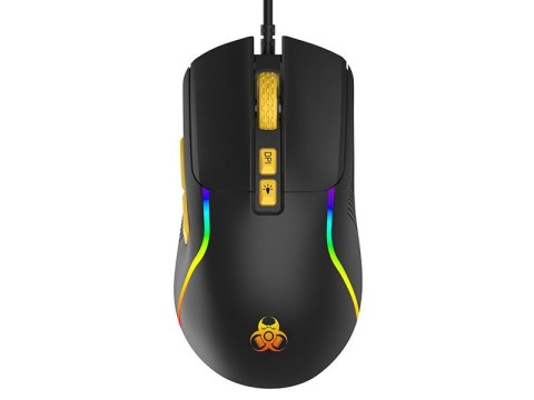 Tracer HORNET 87 klawiatura Dołączona myszka Gaming USB QWERTY Angielski Czarny, Żółty Tracer