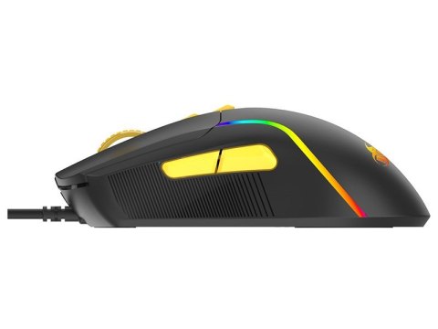 Tracer HORNET 87 klawiatura Dołączona myszka Gaming USB QWERTY Angielski Czarny, Żółty Tracer