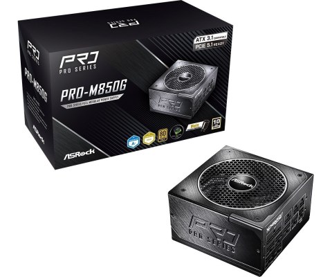Zasilacz Asrock PRO-M850G 850W 80 PLUS Gold Asrock