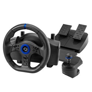 Blade BL7002 kontroler gier Czarny, Niebieski USB Kierownica + pedały + dźwignia zmiany biegów PC, PlayStation 5 No name