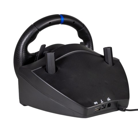 Blade BL7002 kontroler gier Czarny, Niebieski USB Kierownica + pedały + dźwignia zmiany biegów PC, PlayStation 5 No name