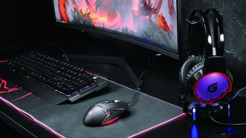 CONCEPTRONIC Gaming Maus USB/4000DPI/IC/8Buttons 1.60m sw No name