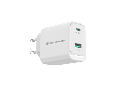 CONCEPTRONIC LadegerĂ¤t 2Port GaN USB-C/-A 45WPD3.0/PPS ws No name