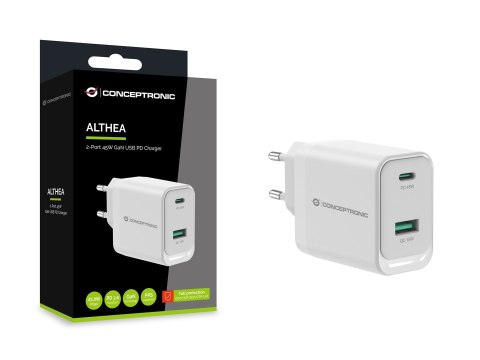 CONCEPTRONIC LadegerĂ¤t 2Port GaN USB-C/-A 45WPD3.0/PPS ws No name