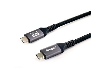 Equip 128383 kabel USB USB4 Gen 3x2 2 m USB C 40 Gbit/s 240 W Czarny EQUIP