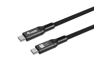 Equip 128442 kabel USB USB4 Gen 4x2 2 m USB C 80 Gbit/s 240 W Czarny EQUIP