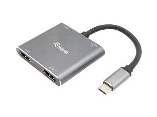 Equip 133484 stacja dokująca Przewodowa USB 3.2 Gen 1 (3.1 Gen 1) Type-C Srebrny EQUIP