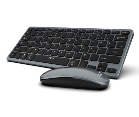 Inca IBK-572BT klawiatura Dołączona myszka RF Wireless + Bluetooth Czarny No name