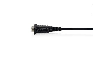 Kabel adapter USB-A 2.0 męski do RS232 (DB9) męski Chipset FTDI (FT232RNL) PVC, czarny Mocowaniew tulejkach 1.8m DIGITUS