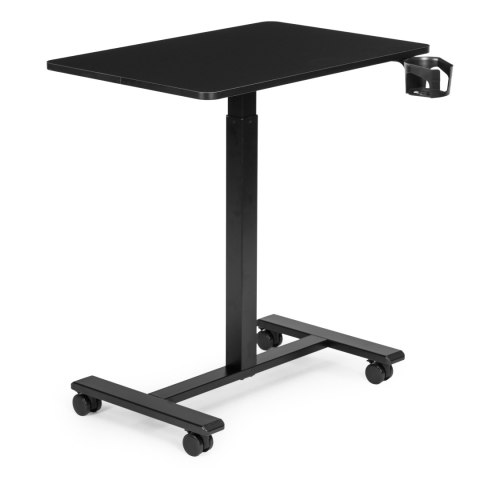 Mobilne biurko 70x48 cm stolik pod laptopa regulacja wysokości 71,5-112 cm czarny ModernHome ModernHome