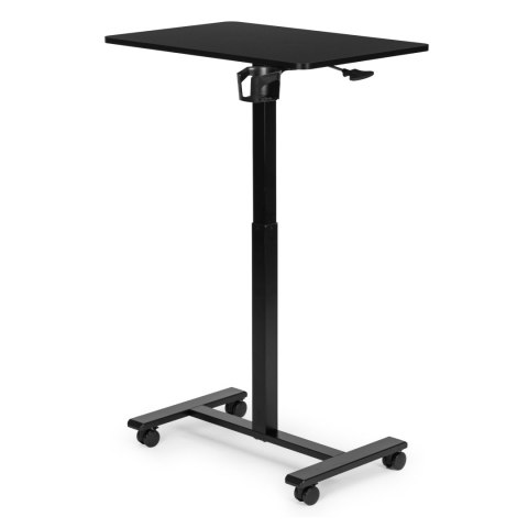Mobilne biurko 70x48 cm stolik pod laptopa regulacja wysokości 71,5-112 cm czarny ModernHome ModernHome