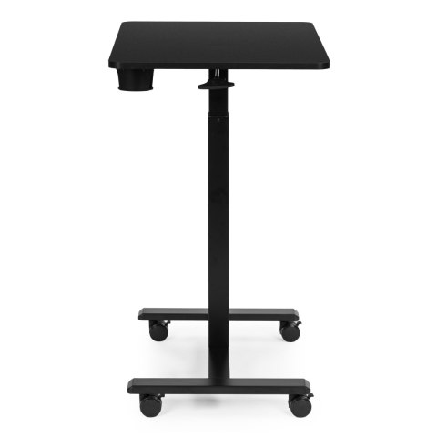 Mobilne biurko 70x48 cm stolik pod laptopa regulacja wysokości 71,5-112 cm czarny ModernHome ModernHome