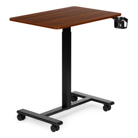 Mobilne biurko 70x48 cm stolik pod laptopa regulacja wysokości 71,5-112 cm drewniany blat ModernHome ModernHome