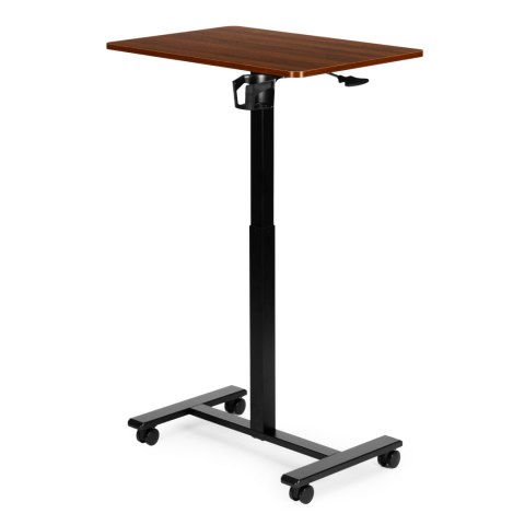 Mobilne biurko 70x48 cm stolik pod laptopa regulacja wysokości 71,5-112 cm drewniany blat ModernHome ModernHome