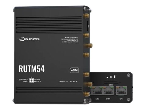 Router TELTONIKA NETWORKS RUTM54 DUAL SIM und eSIM 5G/4G/LTE ultra Router TELIT Version Teltonika