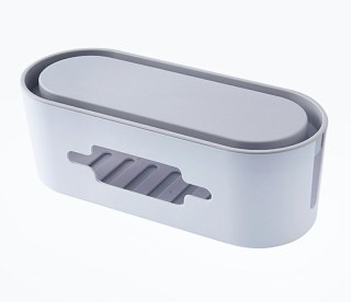AG381F Organizer na kable listwy biały ATL