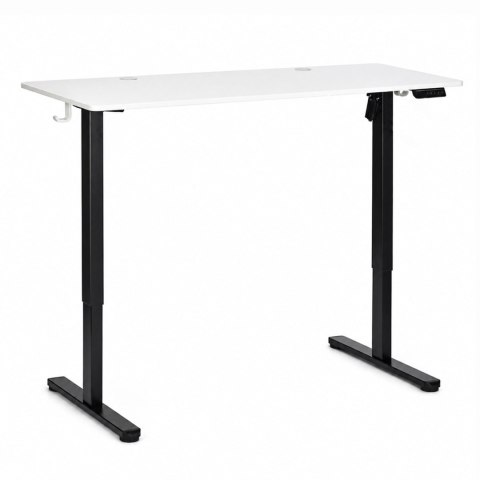 Biurko elektryczne 120x60 cm podnoszone regulacja wysokości 72-118 cm biały blat ModernHome ModernHome