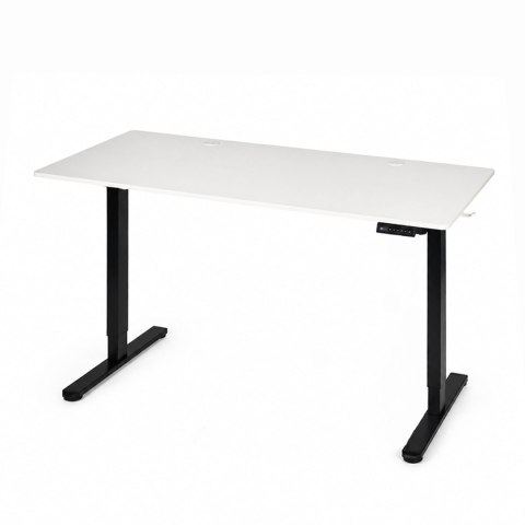 Biurko elektryczne 120x60 cm podnoszone regulacja wysokości 72-118 cm biały blat ModernHome ModernHome