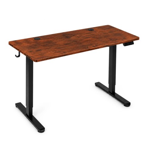 Biurko elektryczne 120x60 cm podnoszone regulacja wysokości 72-118 cm postarzany dąb ModernHome ModernHome