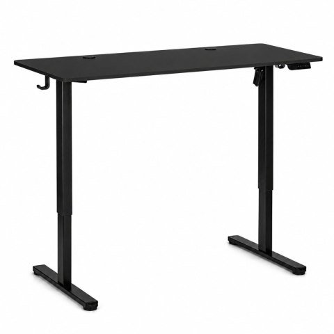 Biurko elektryczne 140x60 cm podnoszone regulacja wysokości 72-118 cm czarne ModernHome ModernHome