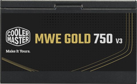 Cooler Master MWE Gold 750 V3 ATX 3.1 Zasilacz 750 W 24-pin ATX Czarny Cooler Master